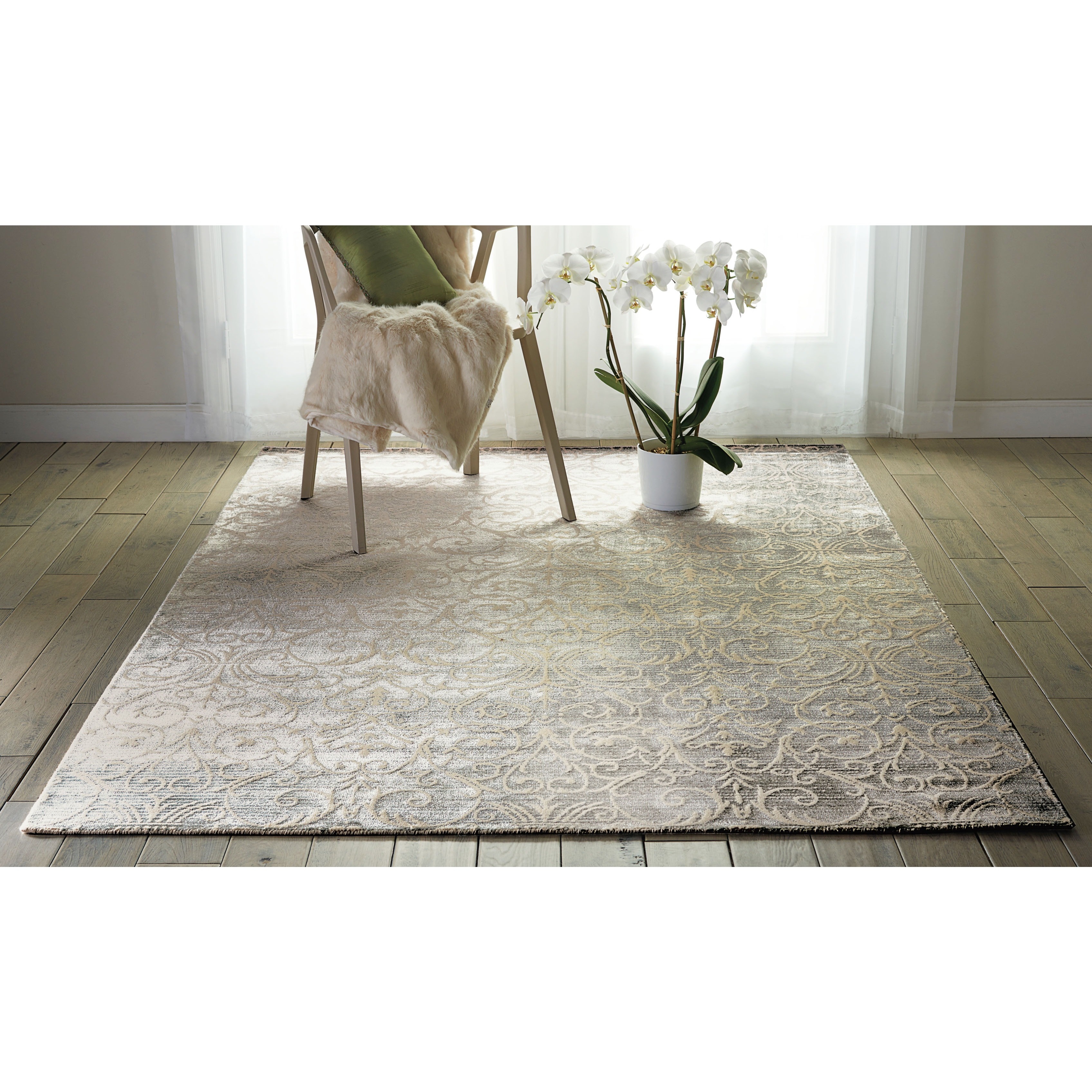 Nourison Luminance Cobalt Rug (35 X 55)