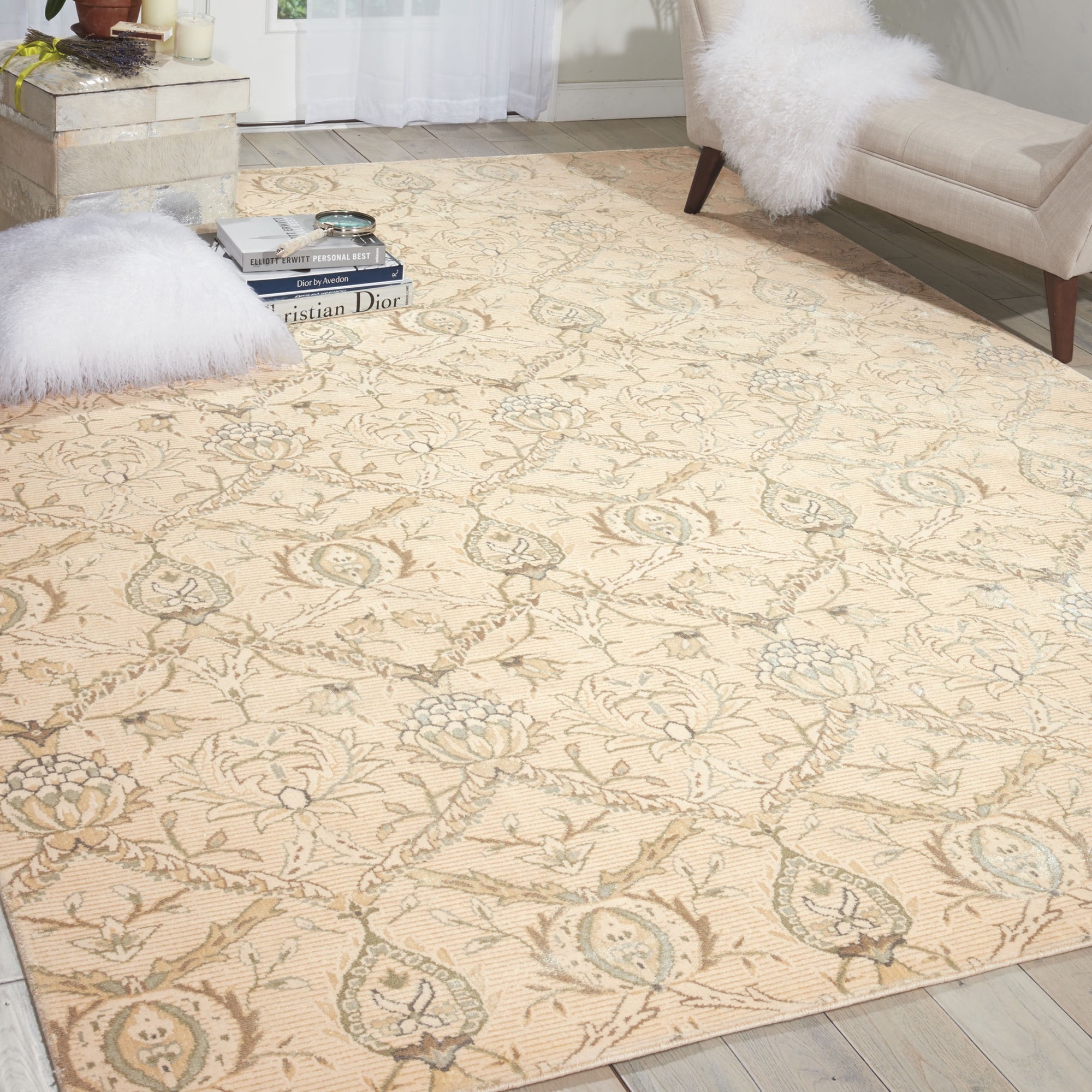 Nourison Luminance Cream Rug (35 X 55)