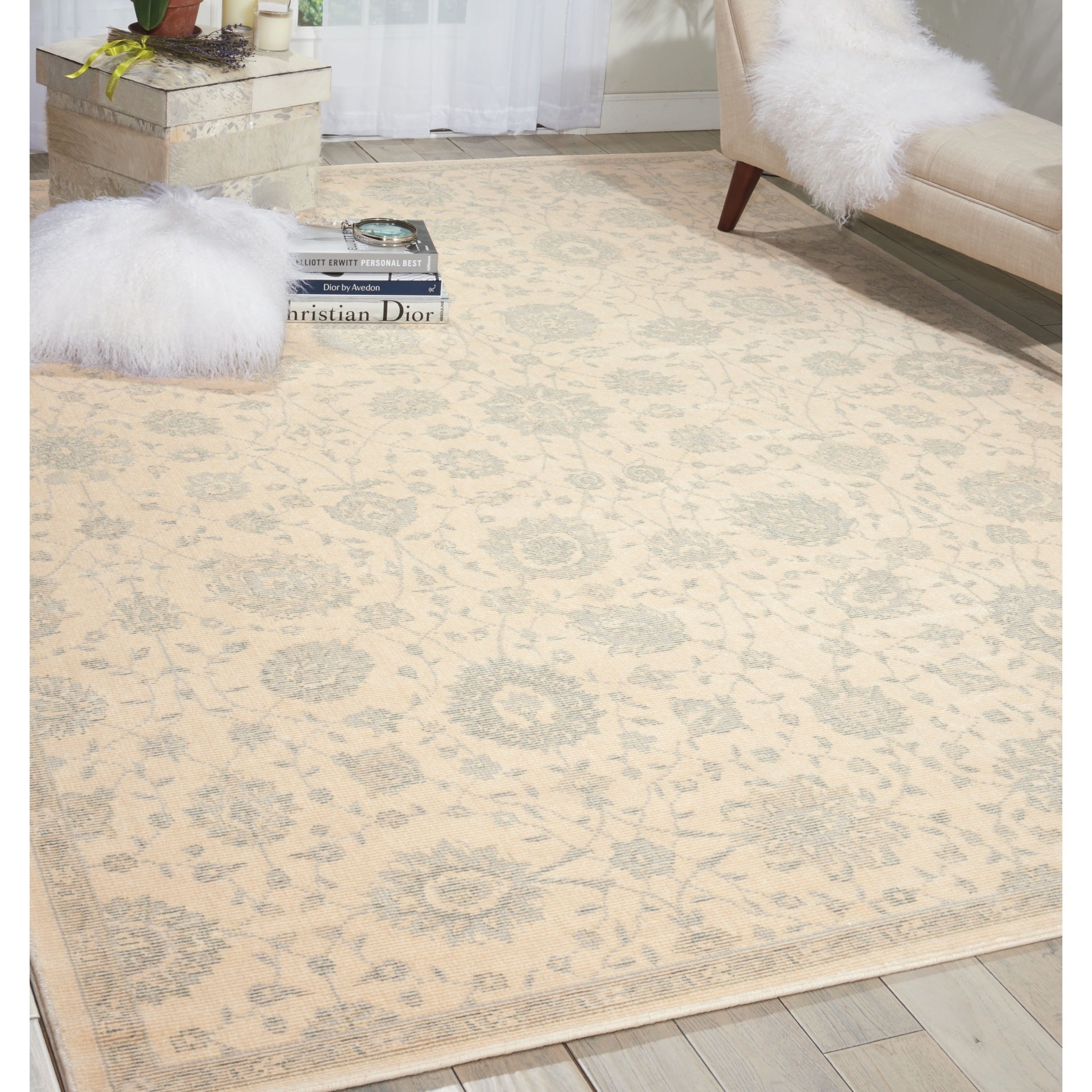 Nourison Luminance Cream Rug (35 X 55)