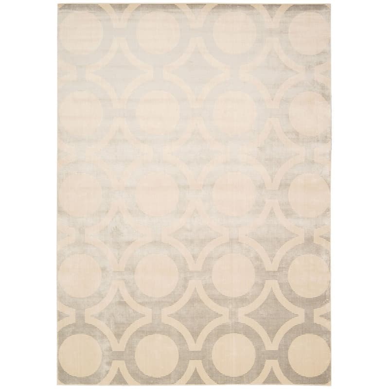 Nourison Luminance LUM01 Area Rug - 5'3" x 7'5" - Cream/Grey