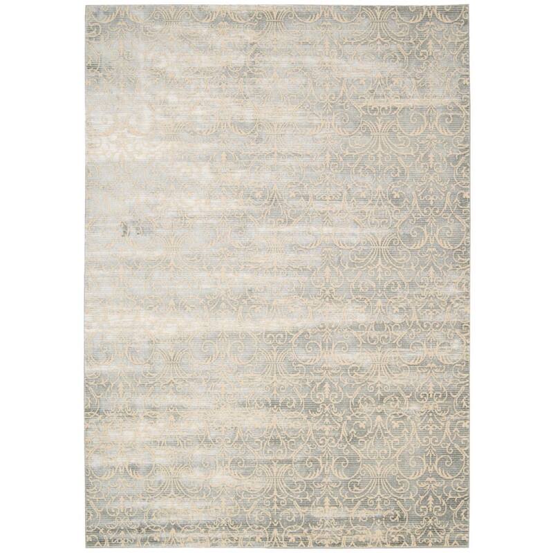 Nourison Luminance LUM05 Area Rug - 3'5" x 5'5" - Grey/Blue