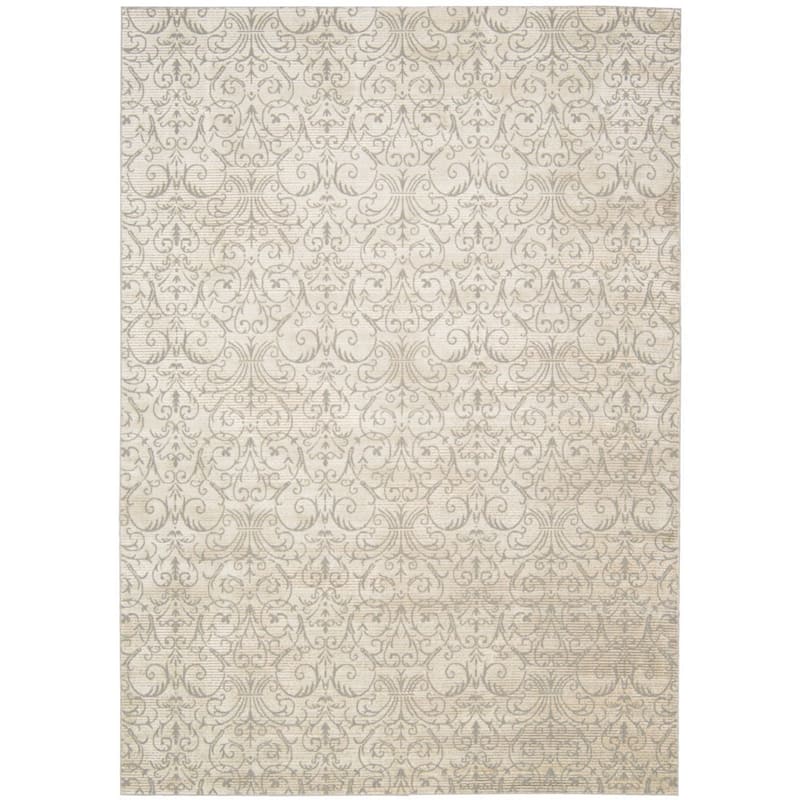 Nourison Luminance LUM05 Area Rug - 3'5" x 5'5" - Ivory/Grey