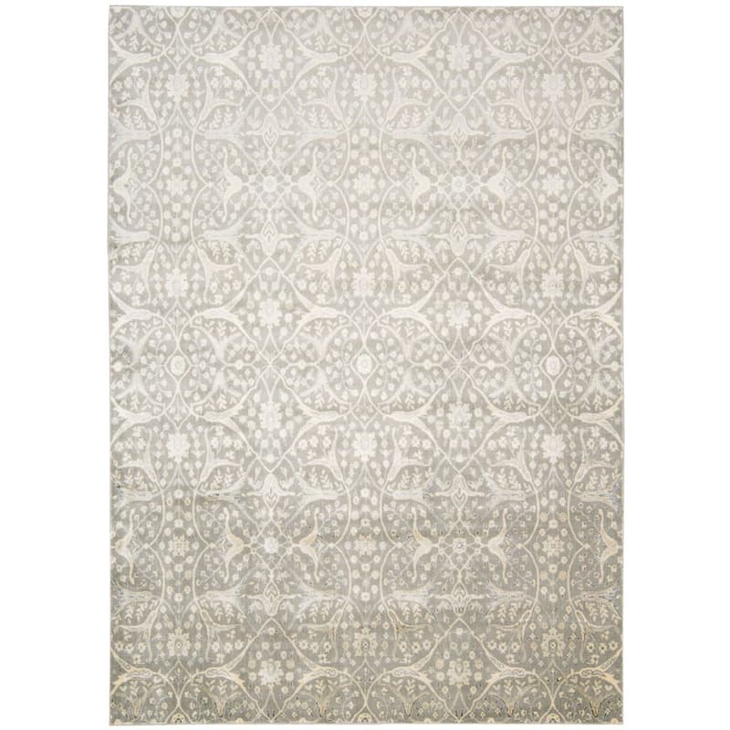 Nourison Luminance LUM08 Area Rug - 3' 5" x 5' 5" - Grey
