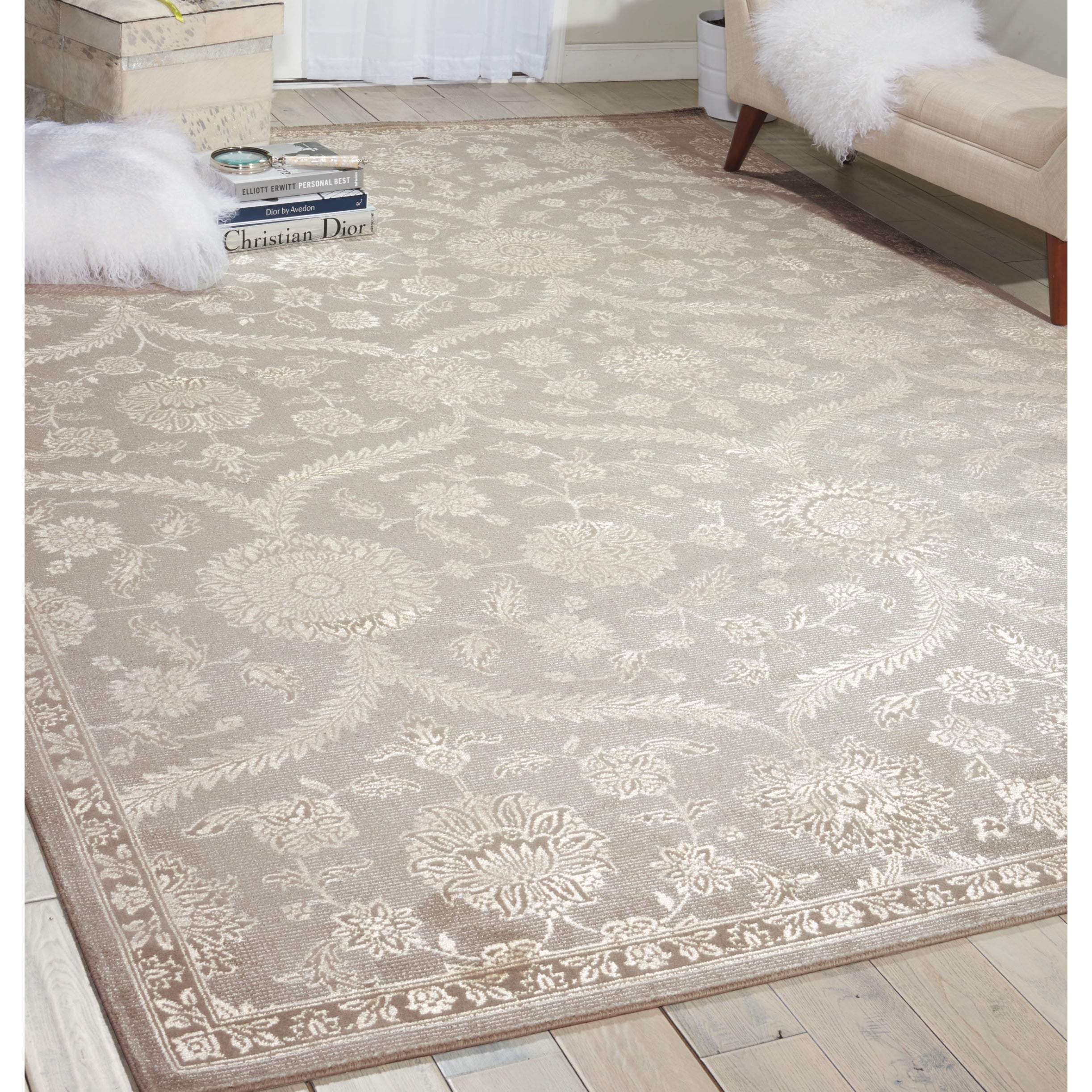 Nourison Luminance Ironstone Rug (76 X 106)