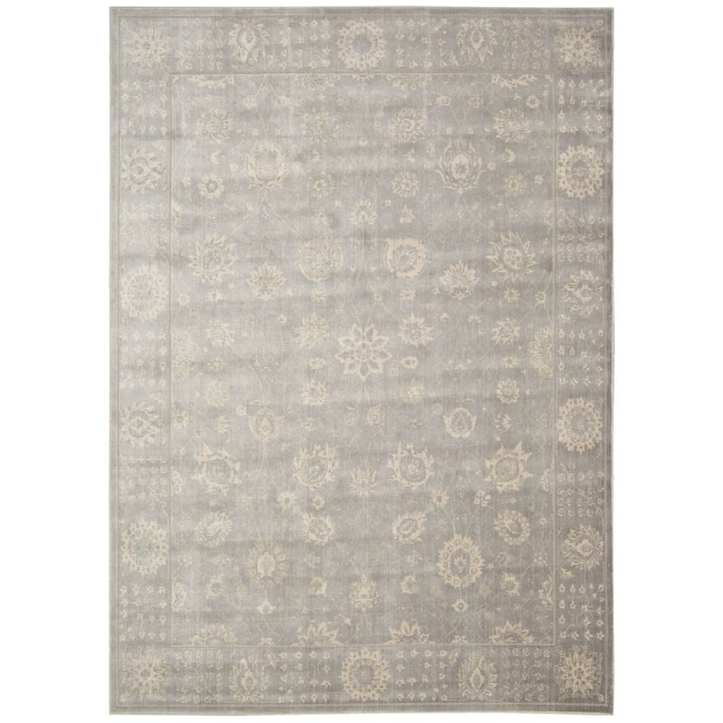 Nourison Luminance LUM06 Area Rug - 5'3" x 7'5" - Light Grey
