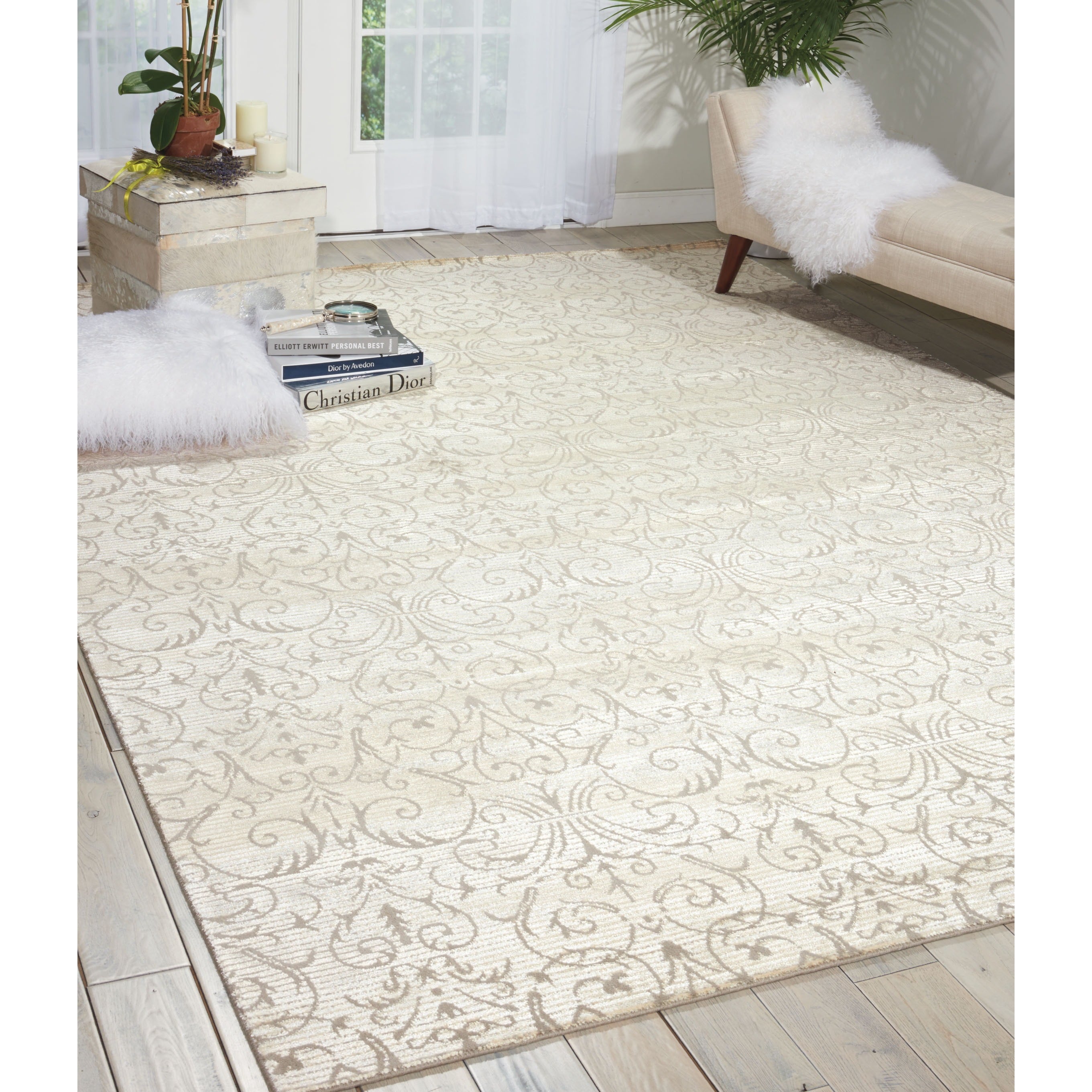 Nourison Luminance Opal Rug (93 X 129)