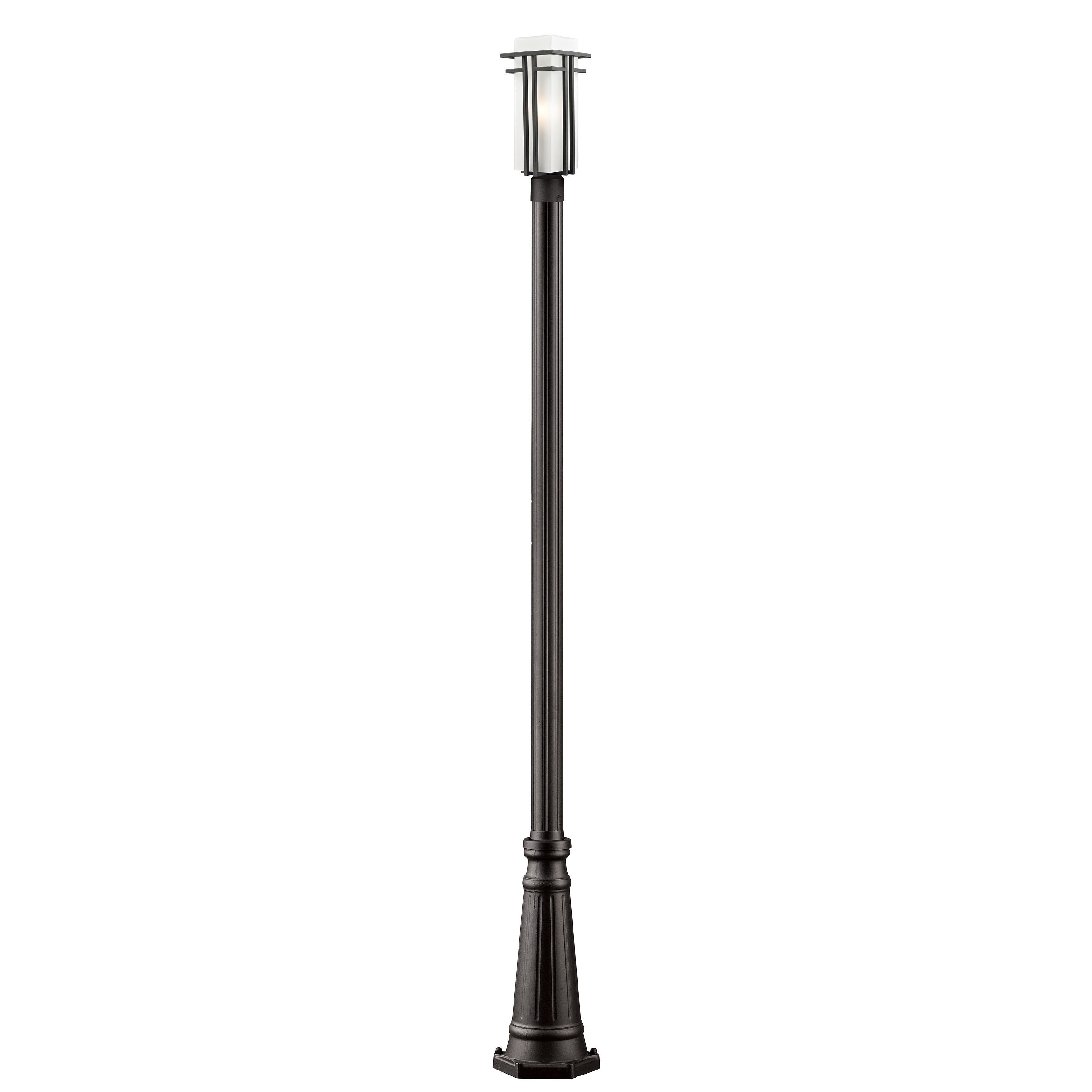 Z lite Abbey One light Oil rubbed Bronze Outdoor Post Light