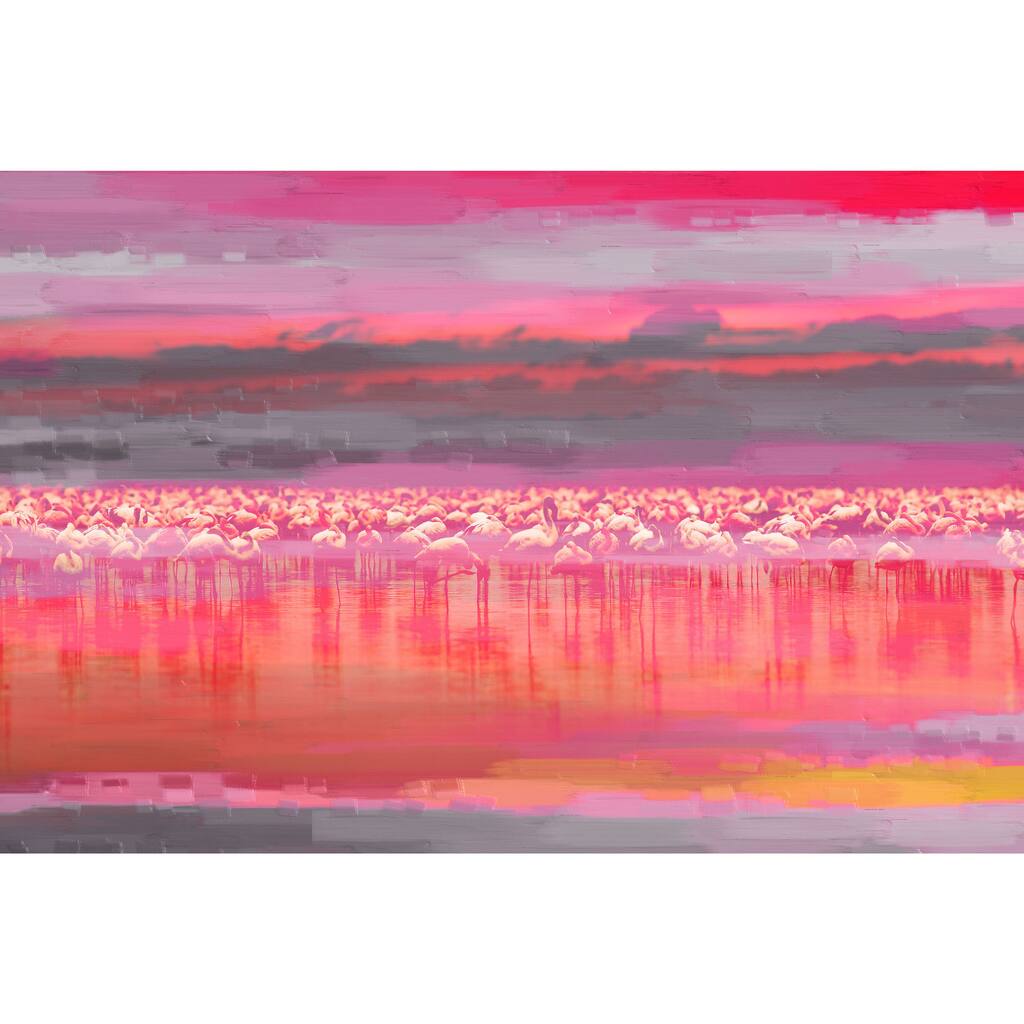 Marmont Hill Art Collective 'Testarossa' Canvas Art - Multi-Color