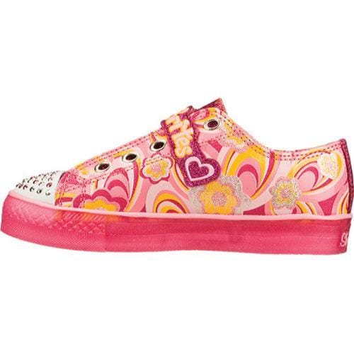 Girls Skechers Twinkle Toes Twinkle Brites Boogie Lights Pink/Multi