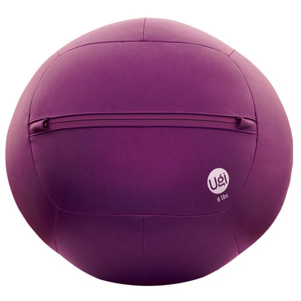 purple exercise ball