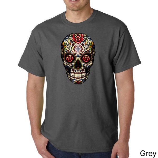 Mens Sugar Skull T shirt   16249596 The