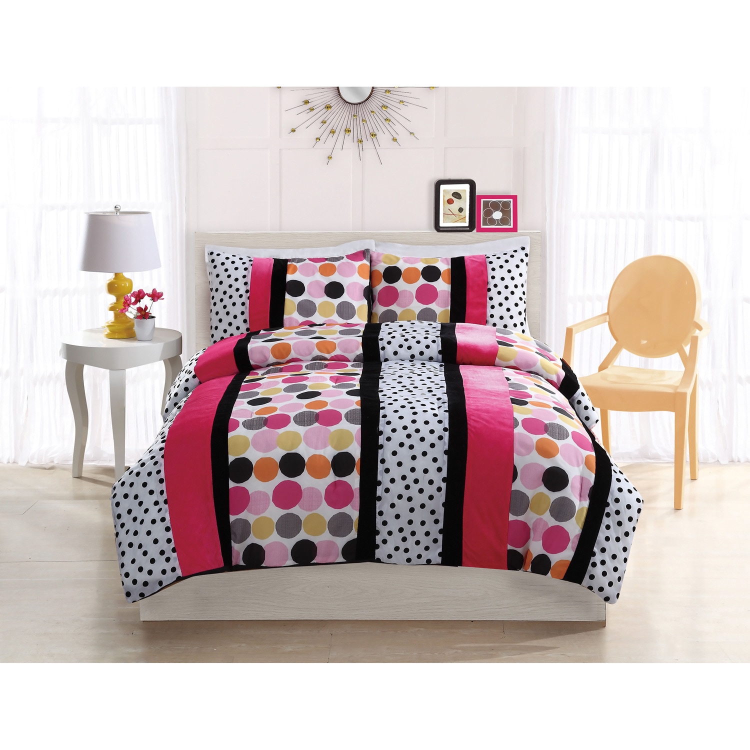 Dani Dot 3 piece Comforter Set