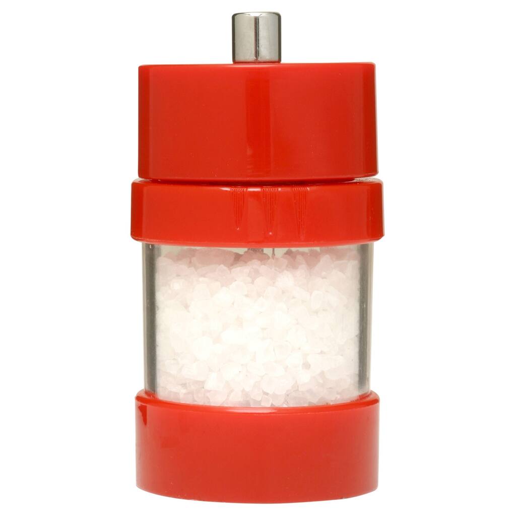 Red Acrylic Sea Salt Mill