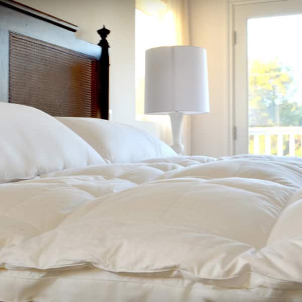 slide 1 of 5, Luxury Down Top Feather Bed by Cozy Classics - White