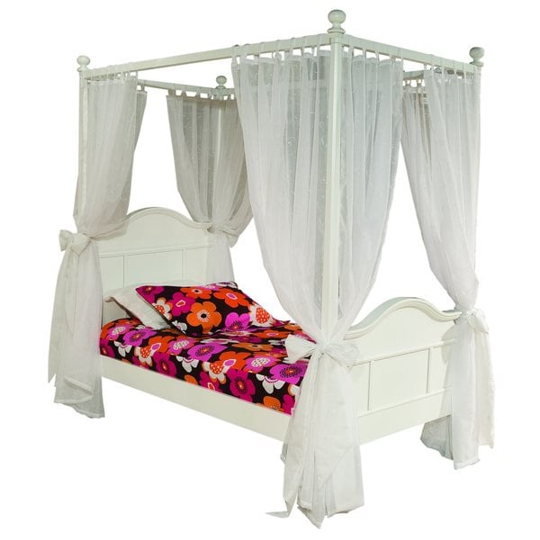 Emma 4 post Twin Bed with Tall Headboard and Footboard