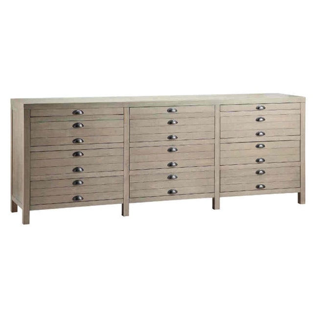 Merrimac Grey Driftwood 12-drawer Credenza