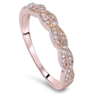 14k Rose Gold 1 5ct Tdw Vintage Braided Diamond Wedding Band Free 14k Rose Gold 1 5ct Tdw Vintage Braided Diamond Wedding Band