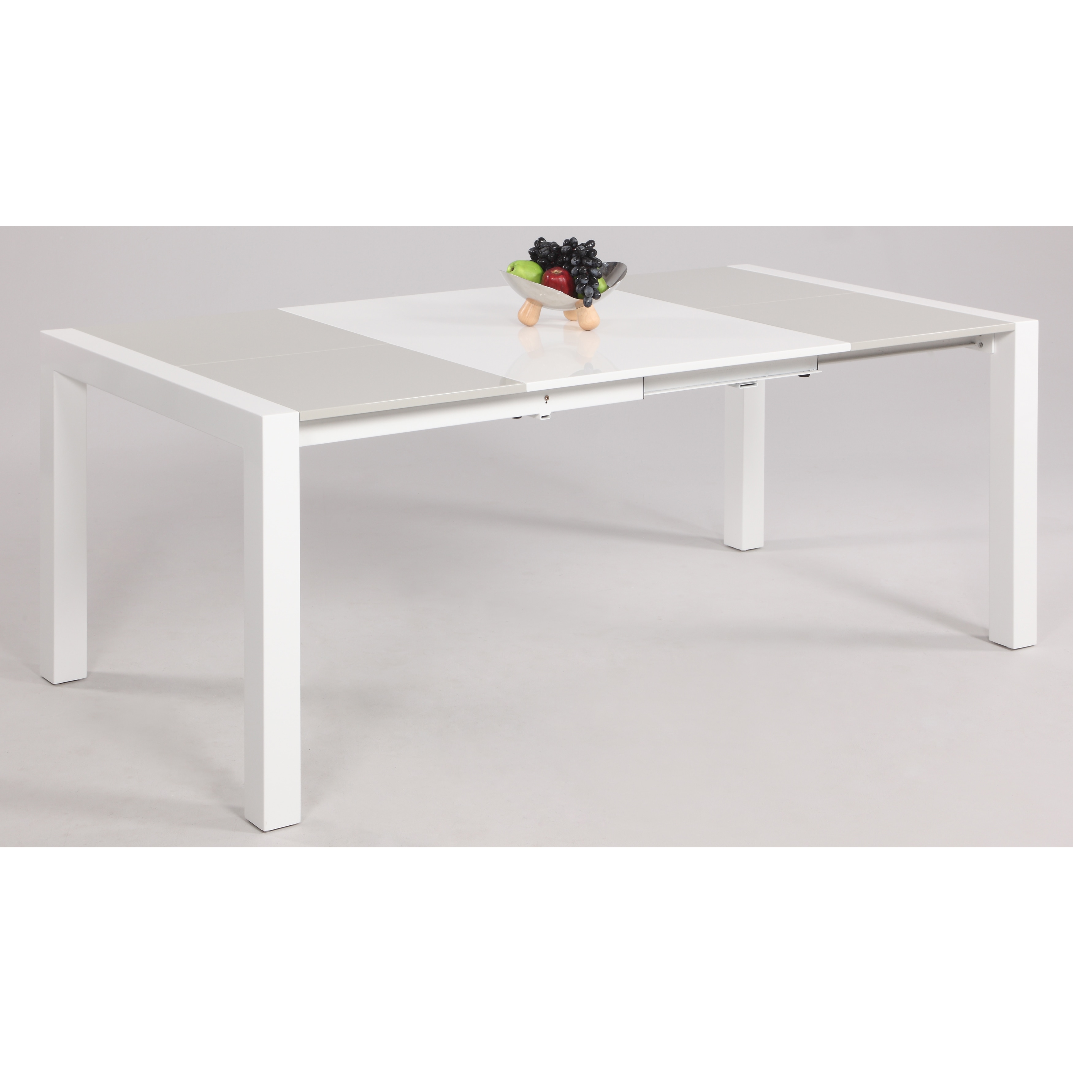 White/ Grey Parson Extendable Dining Table