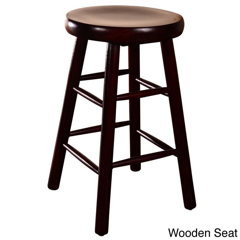 Backless Beechwood Counter Stool