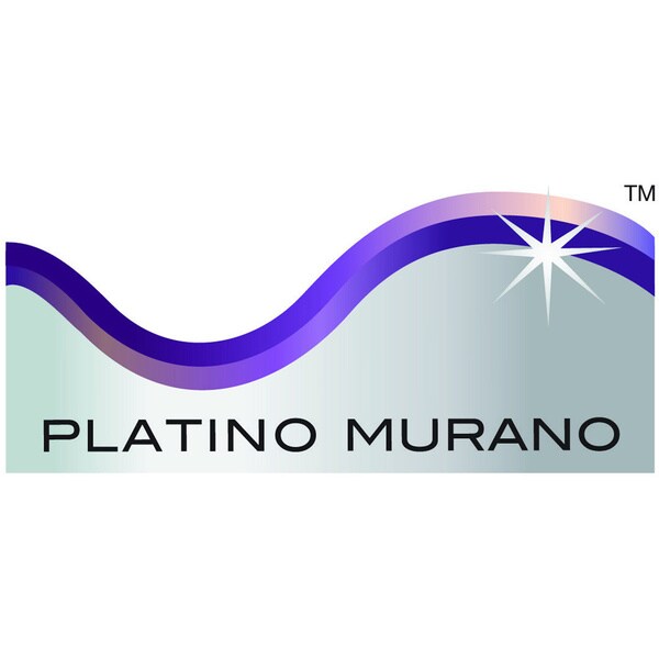 Eternally Haute Peridot Platino Murano Glass Heart Pure Platinum Silk Cord Eternally Haute Peridot Platino Murano Glass Heart Pure Platinum Silk Cord