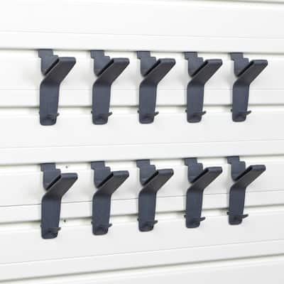 10 Piece Flow Wall X-Hook Storage Set - Black