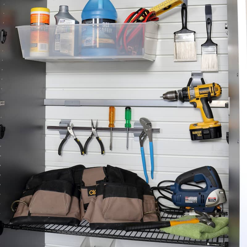 10 Piece Flow Wall X-Hook Storage Set - Black