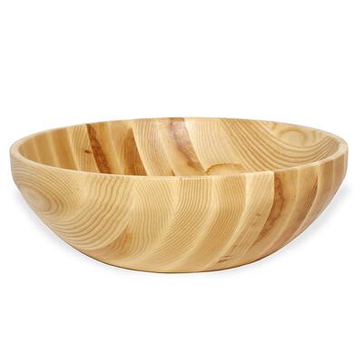 JK Adams 12-inch Ash Salad Bowl with Cherry Serving Tongs