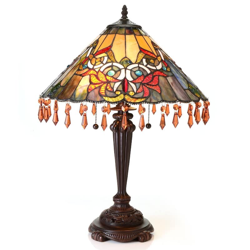 Warehouse of Tiffany Aric 2-light Bronze Table Lamp