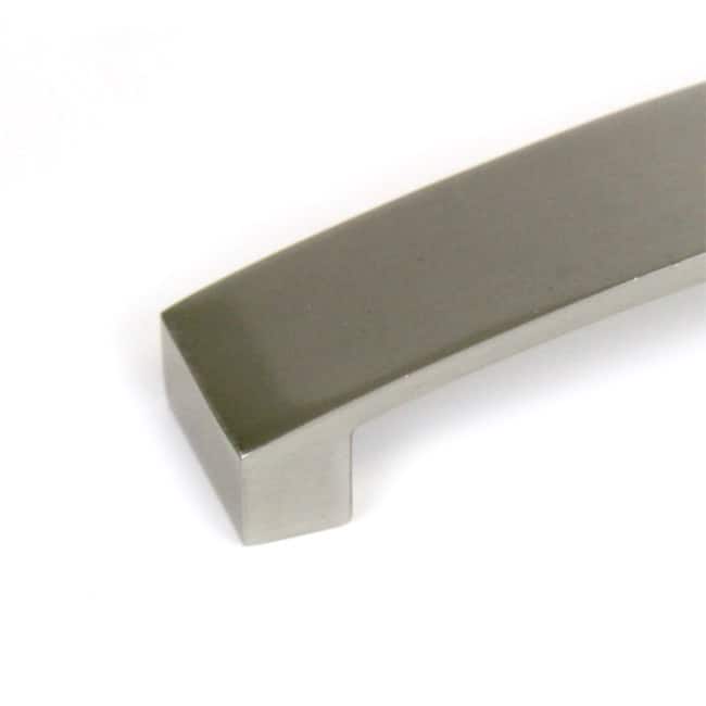 Contemporary 9.25-inch Arch Brushed Nickel Cabinet Bar Pull Handle (Case of 4)