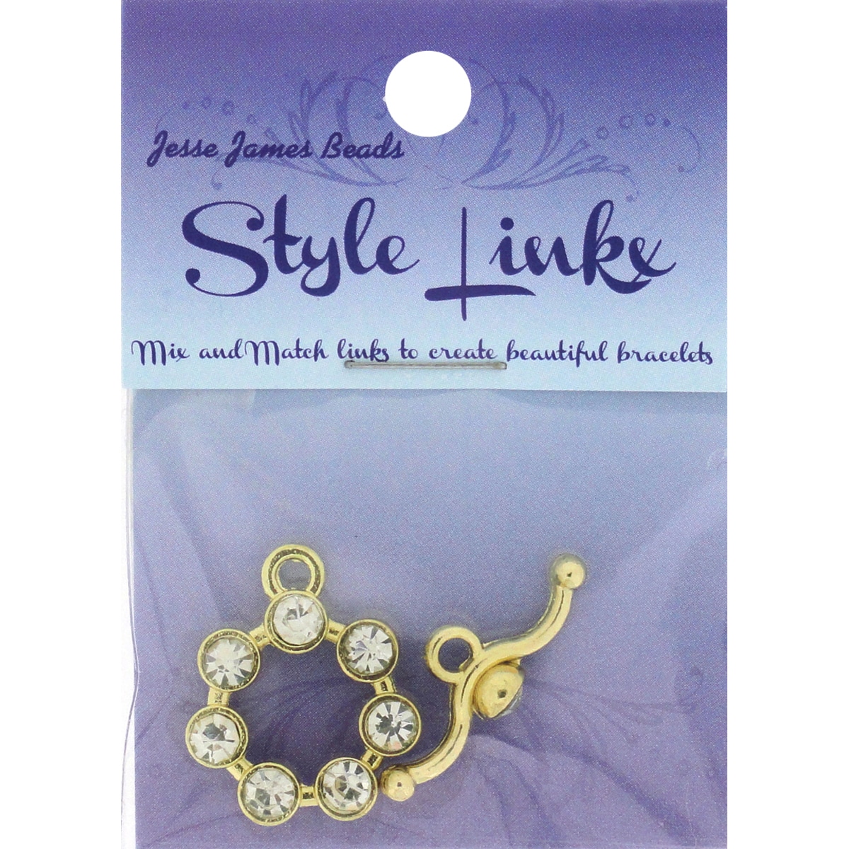 Style Linkx Toggle style 82 Toggle Crystal, Gold