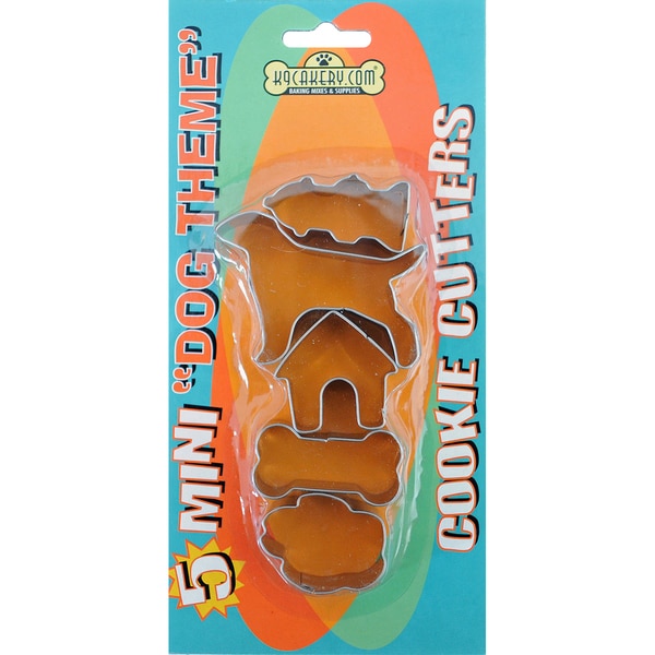 Cookie Cutters 5/Pkg Mini Dog Theme Cake Decoration Tools