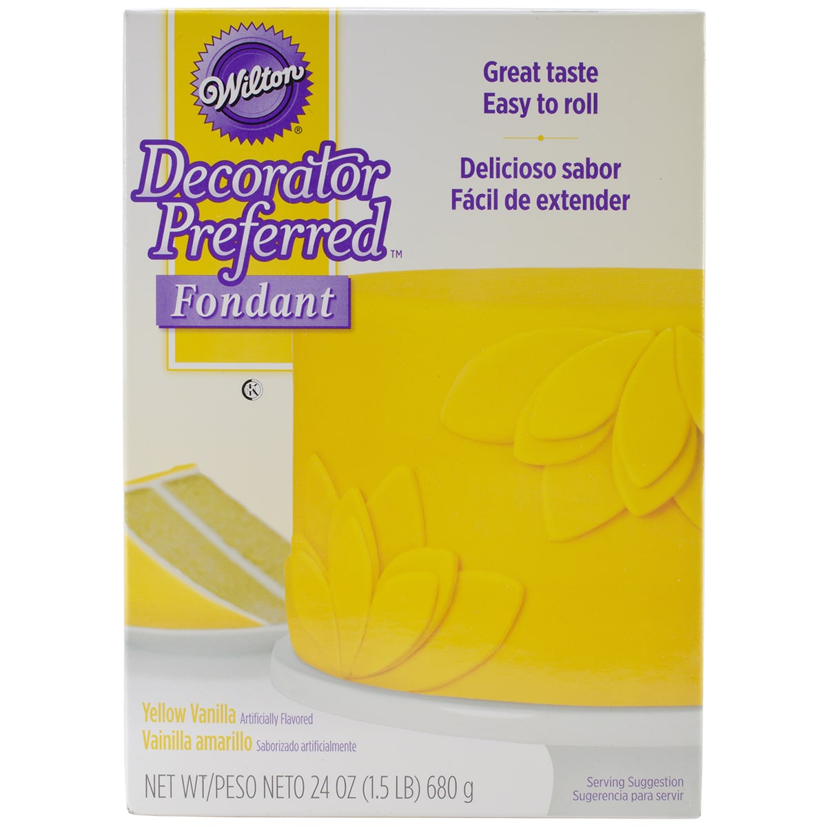 Decorator Preferred Fondant 24oz yellow