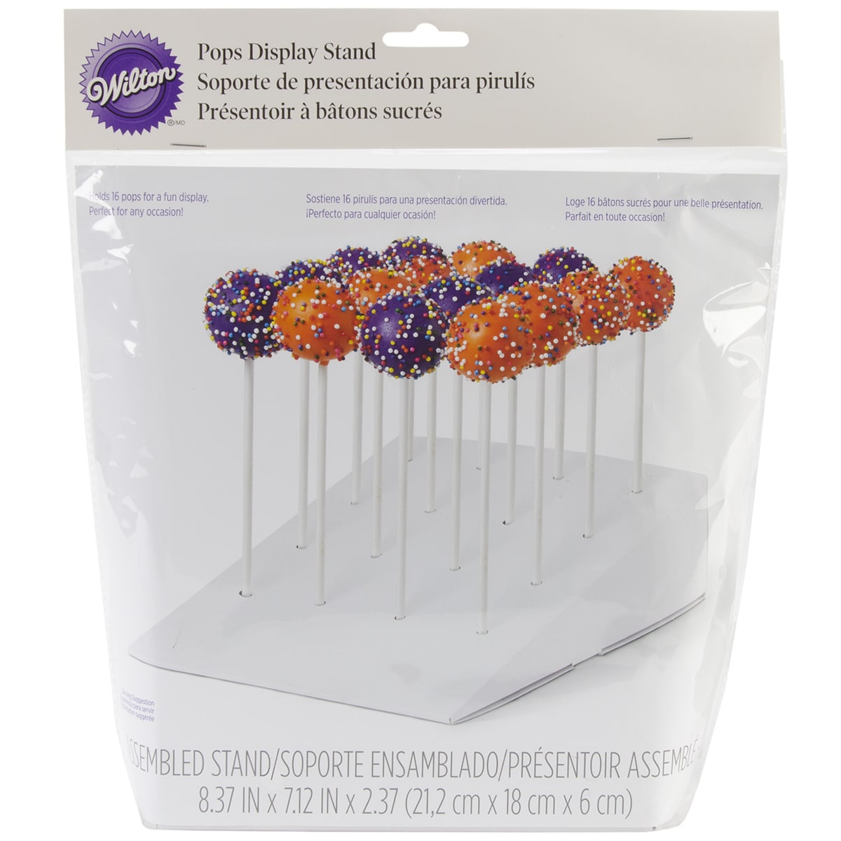 Cake Pops Slanted Treat Stand 1/pkg 2.37x8.37