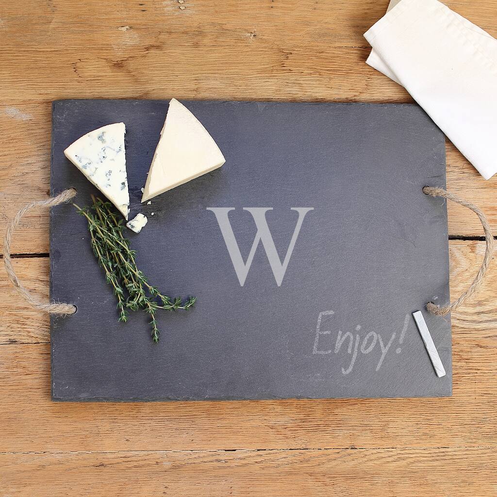 Personalized Slate Serving Board