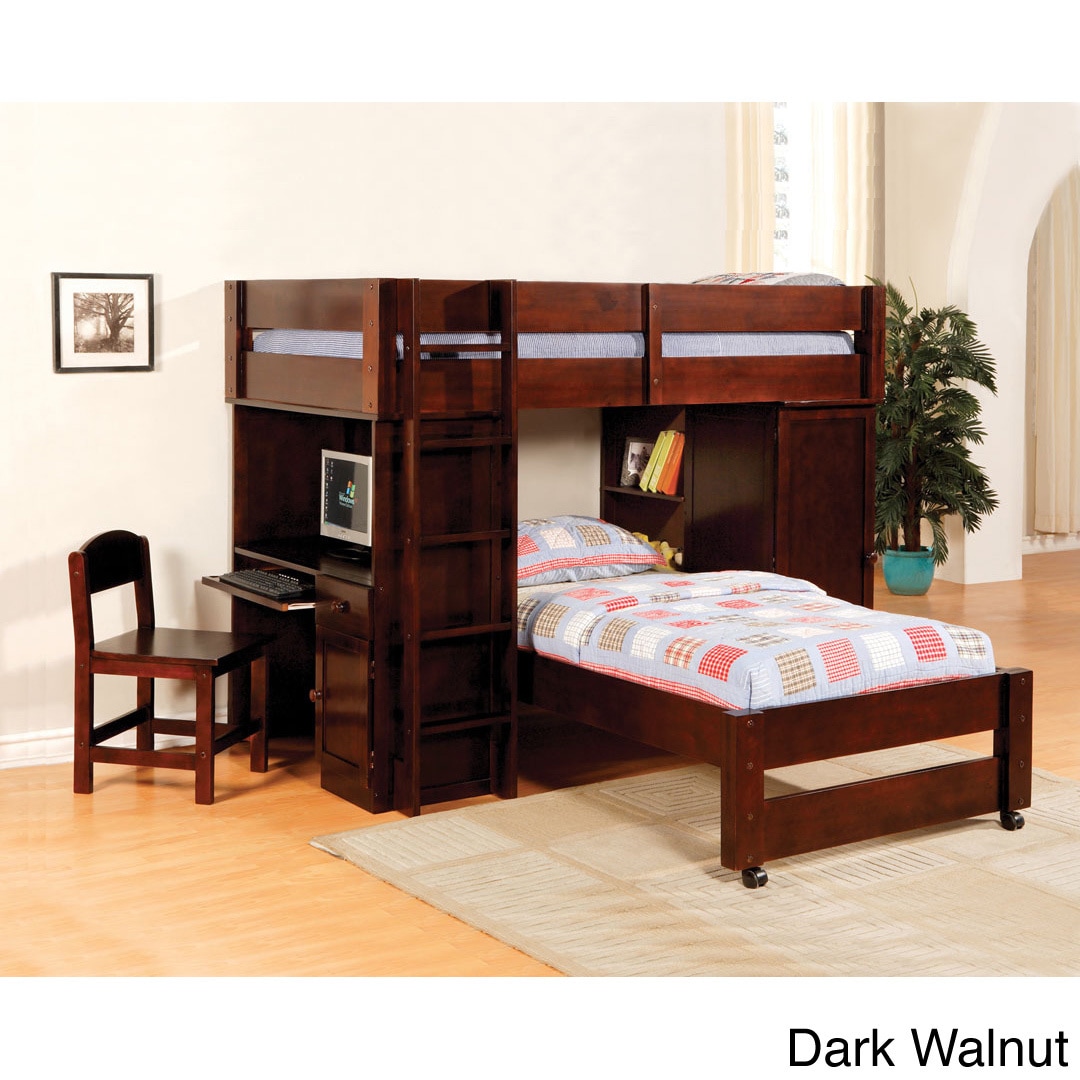 Siena Junior Loft Twin Over Twin Bunk Bed