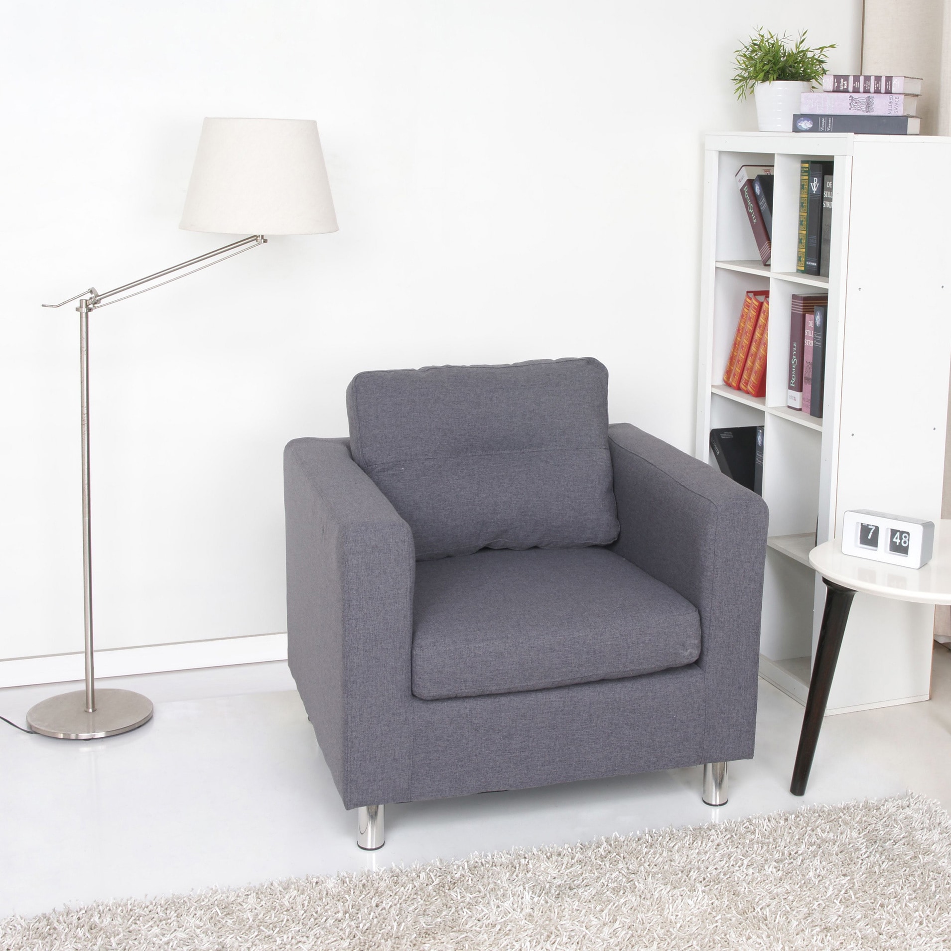 Detroit Dark Grey Armchair