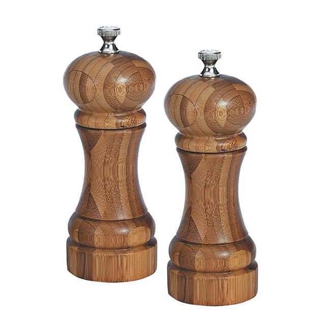 5-inch Bamboo Salt and Pepper Mill Set