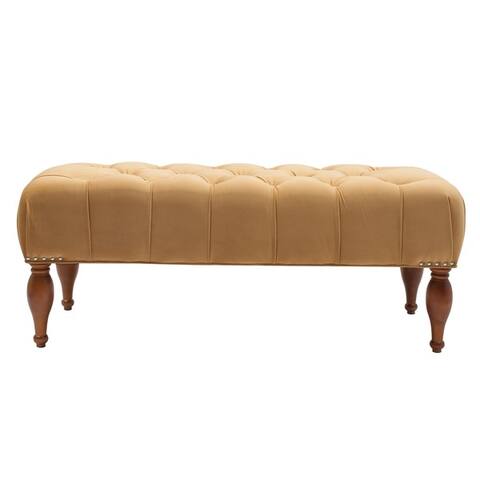 Lyon Tufted Entryway Accent Bench by Jennifer Taylor Home
