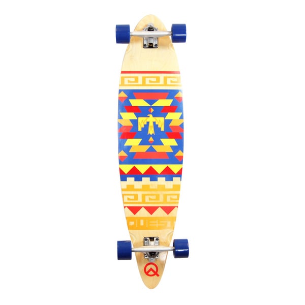 Quest 41 inch Tribes Pin kick Tail Longboard   16251992  