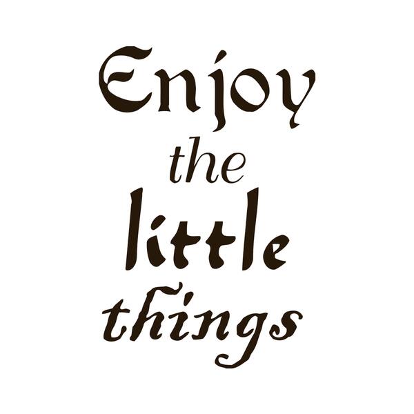 Enjoy Little Things Quote Vinyl Wall Art Overstock 9057074