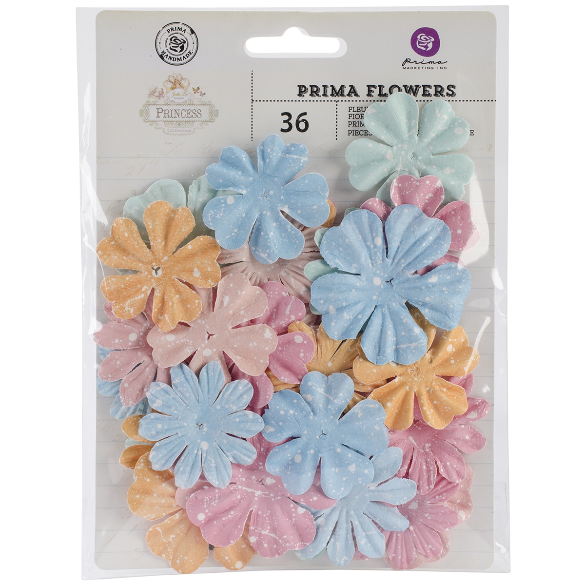 Princess Flowers paper Prince Charming 1.5 To 2 36/pkg