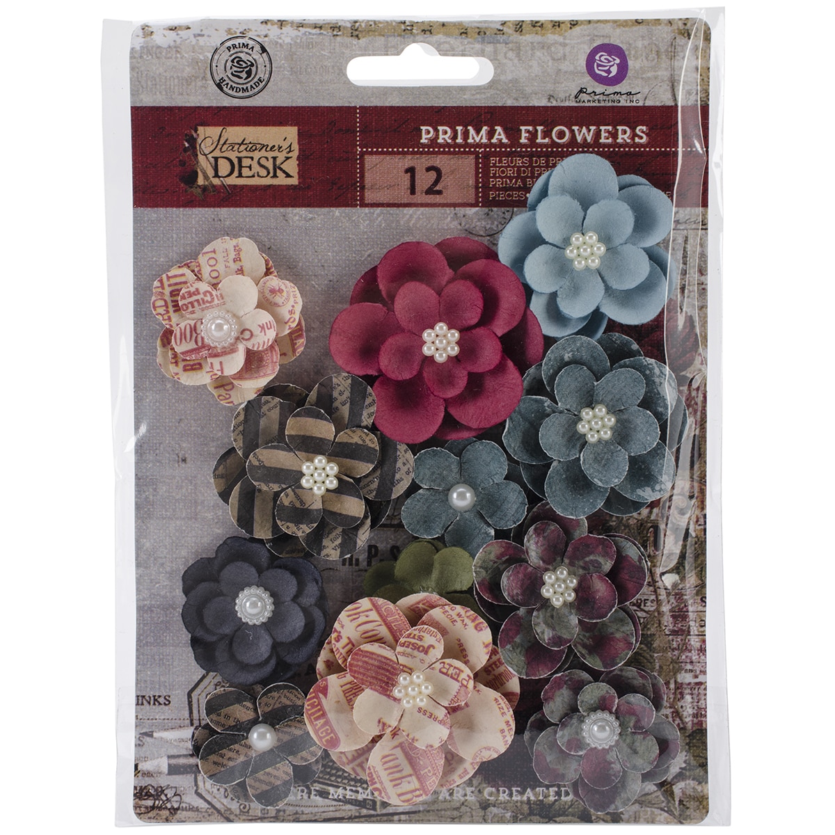 Stationers Desk Flowers paper Publish 1.25 To 1.75 12/pkg