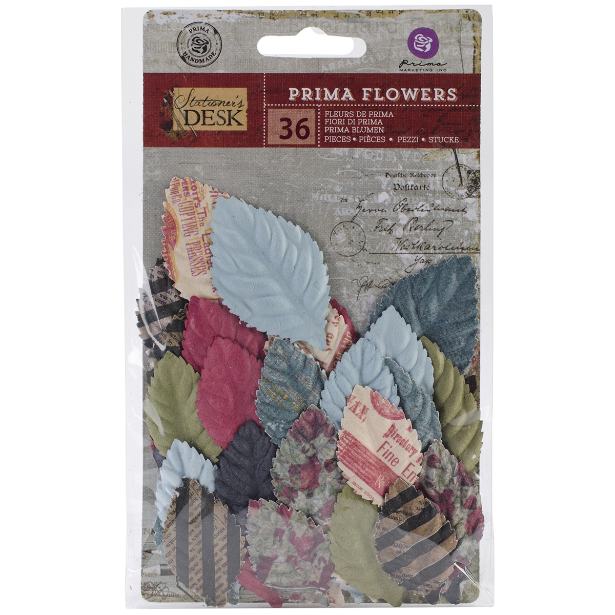 Stationers Desk Flowers paper Scrawl 1.5 To 2 36/pkg