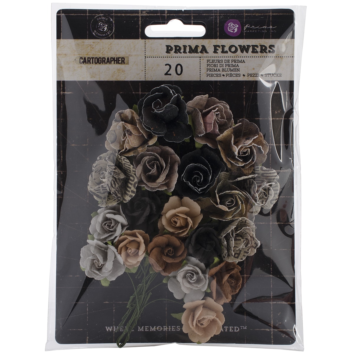 Cartographer Flowers paper Adventurer .75 20/pkg