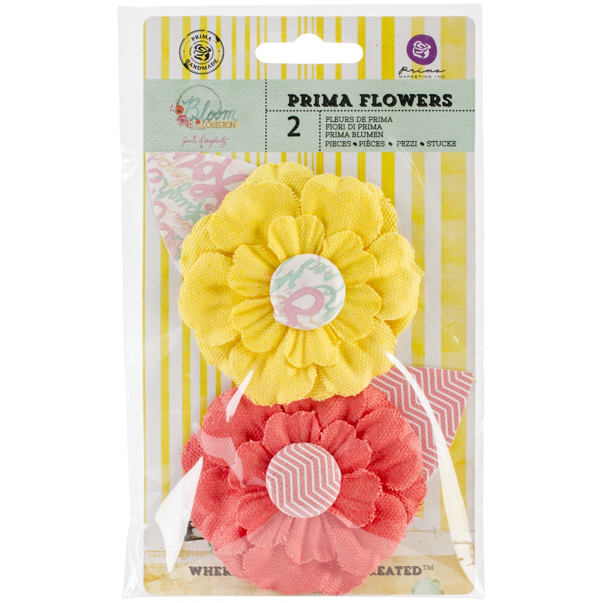 Bloom Flowers fabric Garden Fresh 3 2/pkg