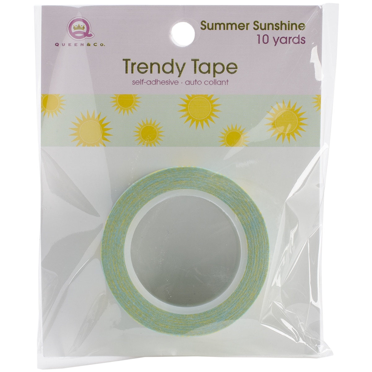 Summer Trendy Tape 15mm X 10yds sunshine