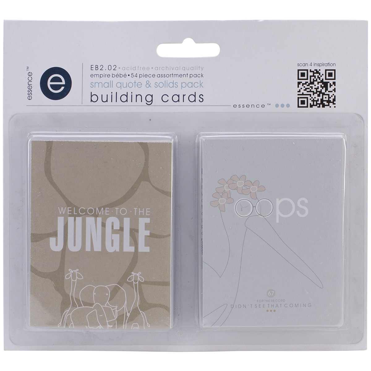 Empire Bebe Building Cards 54/pkg quotes