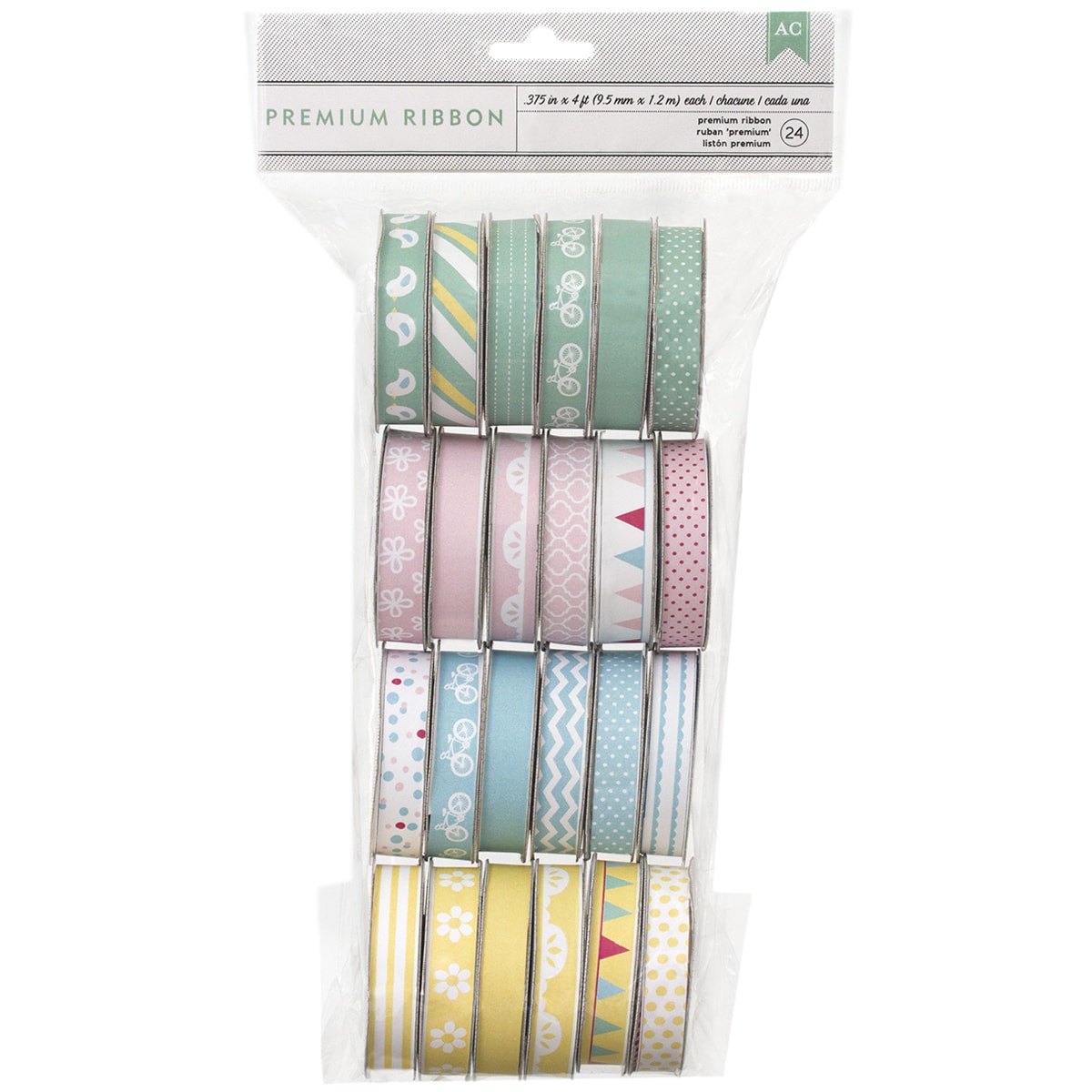 Spring Value Pack Premium Ribbon 24/spools .375x4ea