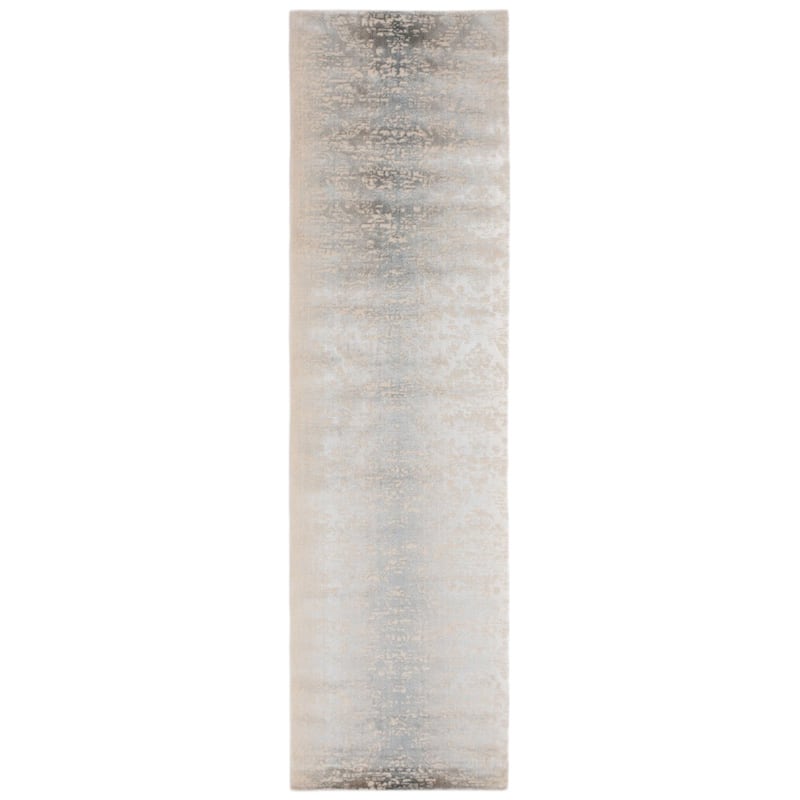 Nourison Luminance LUM03 Area Rug - 2' 3" x 8' - Grey