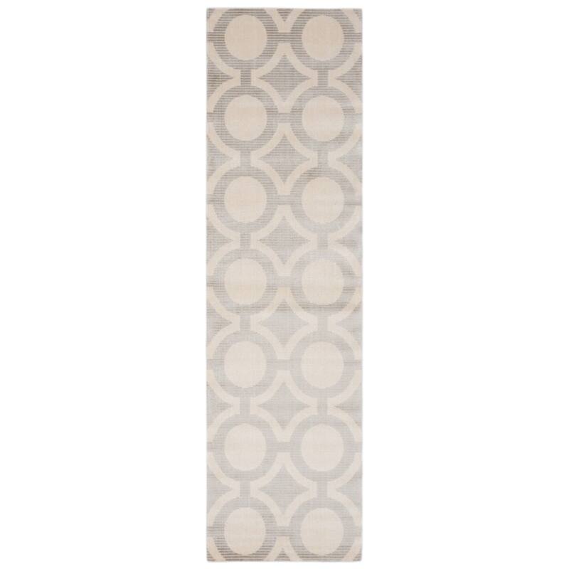 Nourison Luminance LUM01 Area Rug - 2'3" x 8' Runner - Cream/Grey